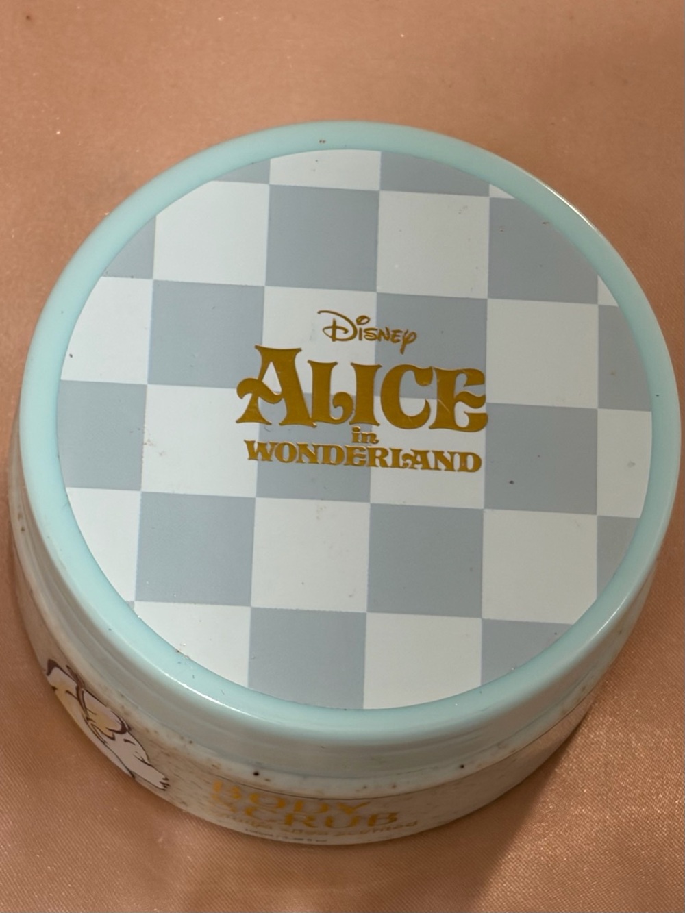 Disney Alice in Wonderland Vanilla Shea Body Scrub 3.38 oz New